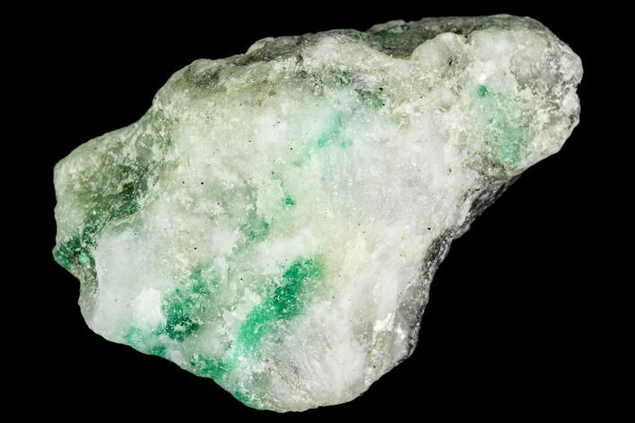 Beryl (Var Emerald) in Calcite - Khaltoru Mine, Pakistan #112071